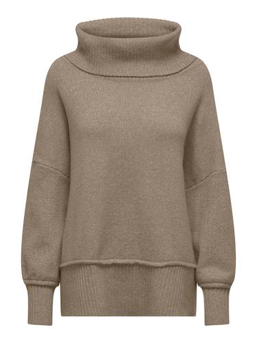 ONLHAZEL LS COWLNECK RP KNT Braun L