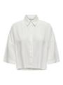ONLASTRID LIFE 2/4 CROP SHIRT WVN N