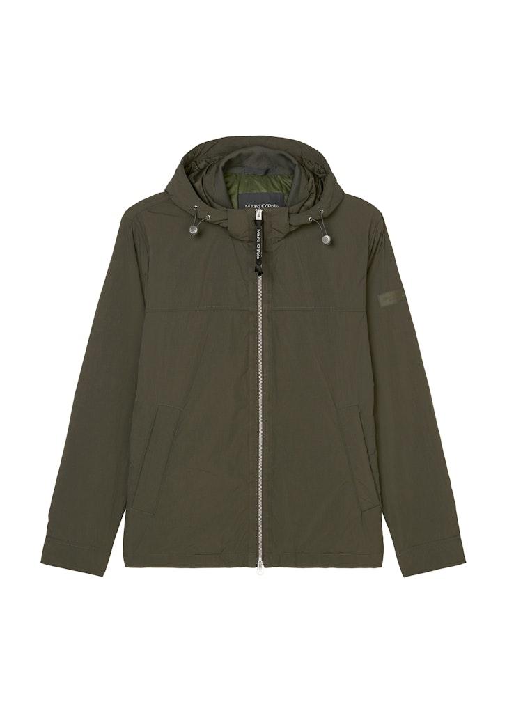 Kapuzen-Jacke regular Grün L