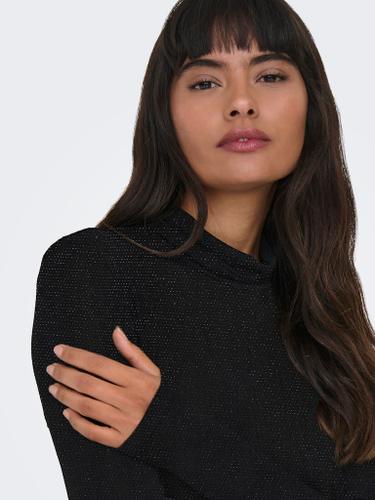 ONLCLARA L/S ROLLNECK JRS Schwarz L