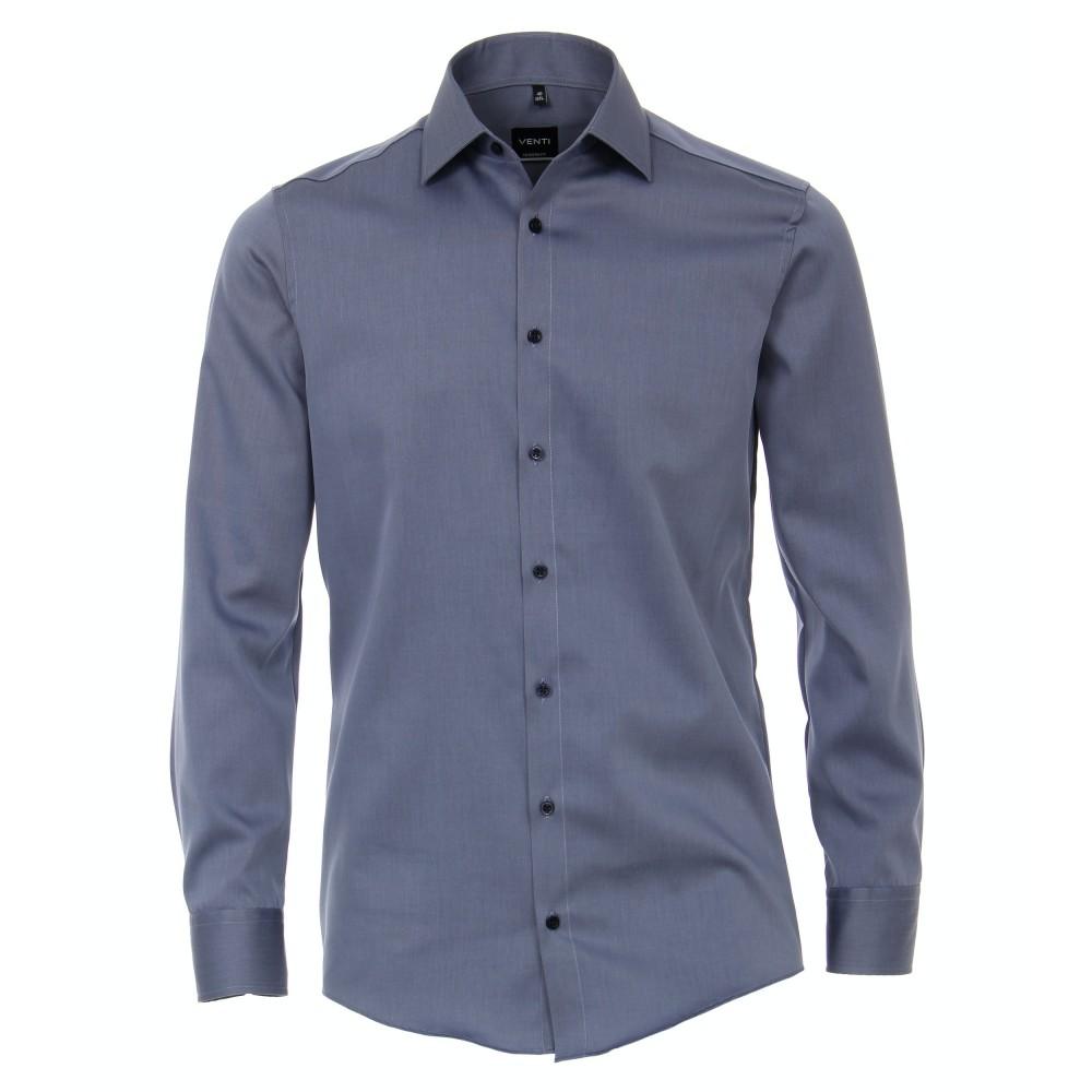 Twill Hemd uni 001880 38 VM - Blau