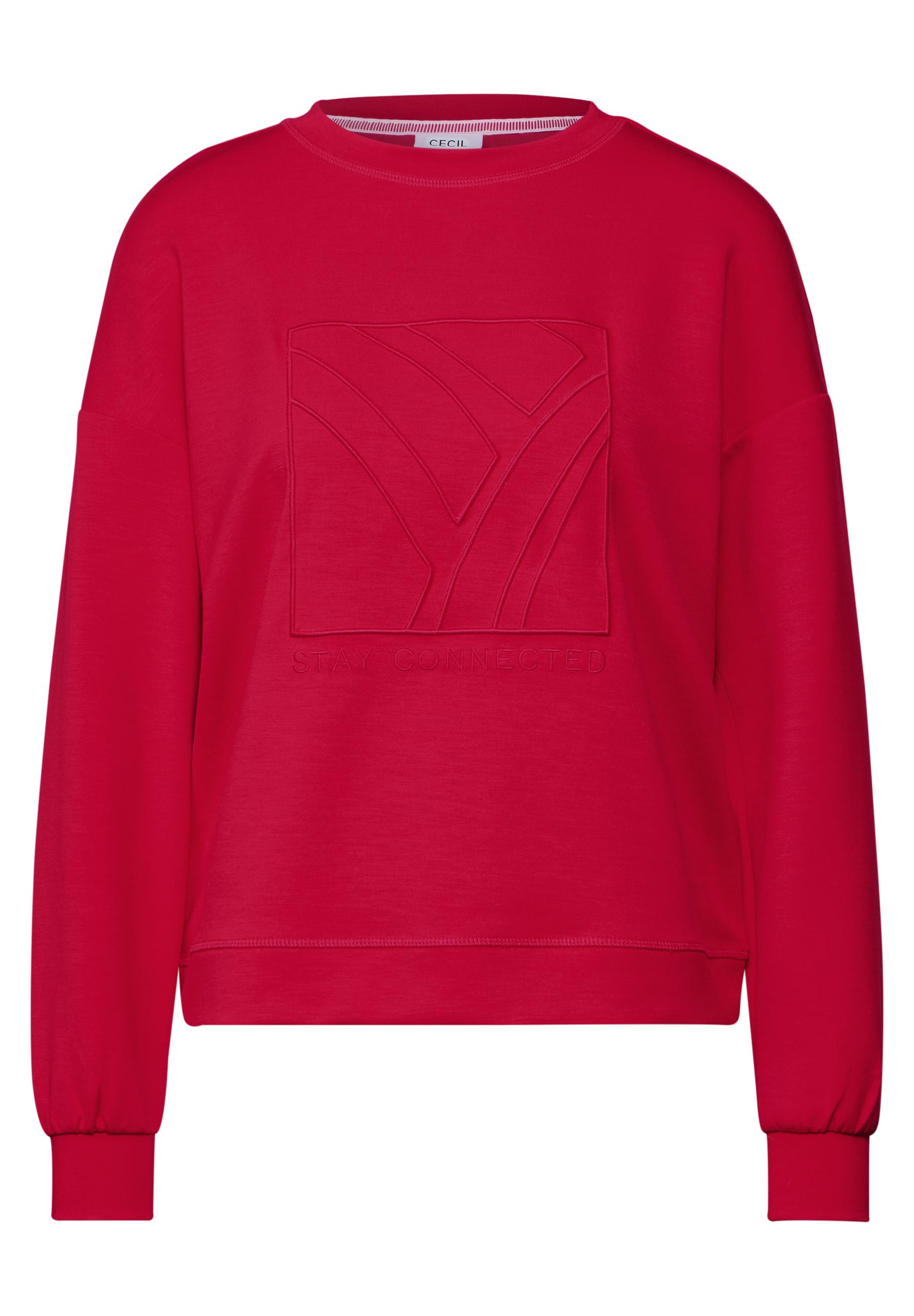 Sweatshirt mit Artwork XXL - Granita Red
