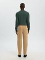 SLH220-LOOSE ART CORDUROY PANT 36/32 Locker geschnitten - Kelp