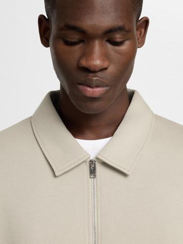 SLHEMANUEL SOFT FULL ZIP SWEAT NOOS Grau L