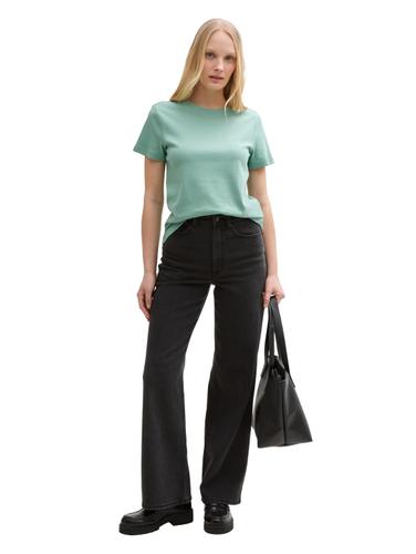 T-Shirt mit Rundhalsausschnitt XXXL Regular Fit - Faded Green
