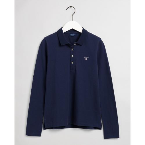 Original Piqué Langarm-Poloshirt