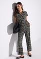 Gemusterter Jumpsuit 36/30 - Black