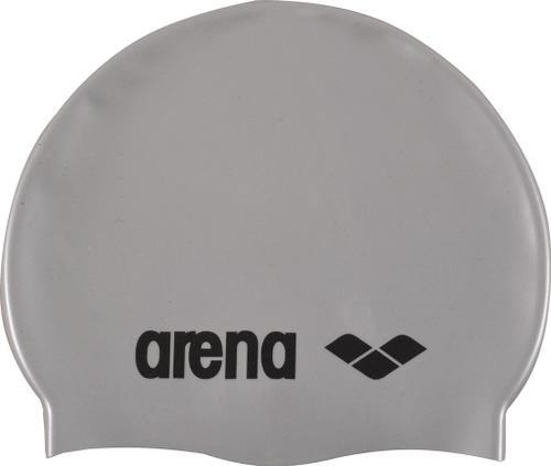 arena Badekappe Classic Silikon Onesize in Grau