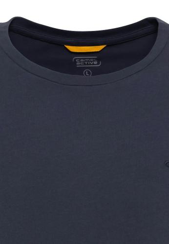Basic T-Shirt aus nachhaltigem Organic Cotton Blau XXL