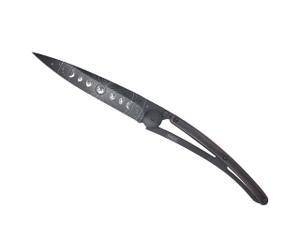 Deejo Messer 37G, Schwarz, Ebenholz - Mondzyklus