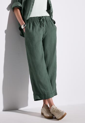 Leinen Culotte 34/7/8 Hosen - Garden Green