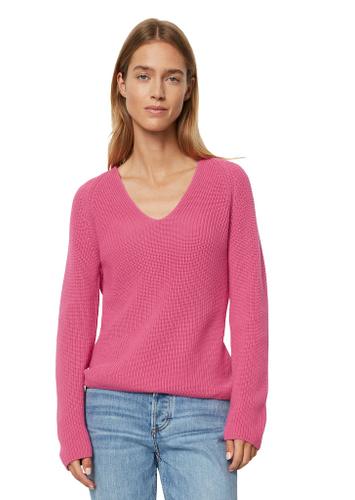 V-Neck-Strickpullover regular XXL - Rose Pink