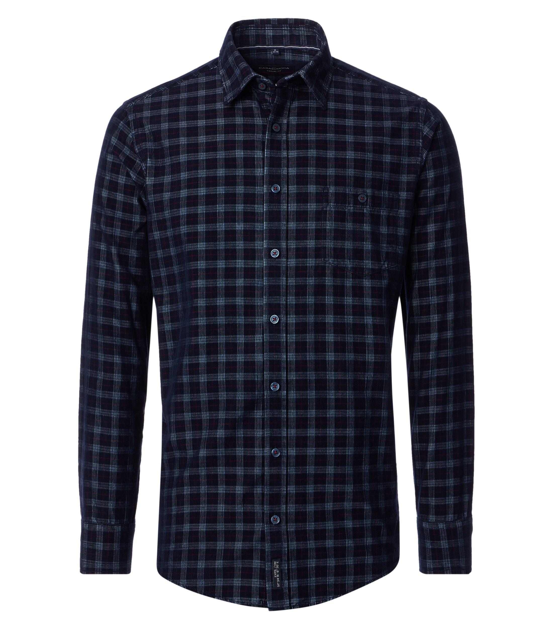 Freizeithemd XL Casual Fit - Blau