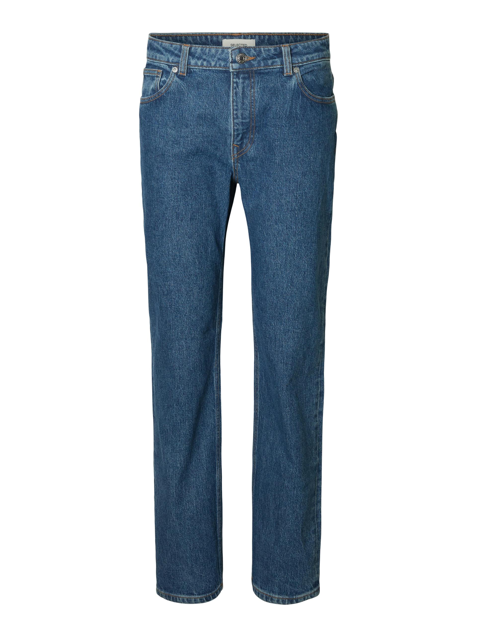 SLFSTRAIGHT BEA-KORI MW JEANS NOOS 27/32 Gerade geschnitten - Medium Blue Denim