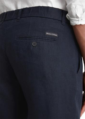 Leinenhose Modell OSBY jogger pleats 32 30 Tapered Fit - Dark Navy