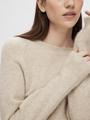 SLFLULU LS KNIT O-NECK NOOS M Normal geschnitten - Birch