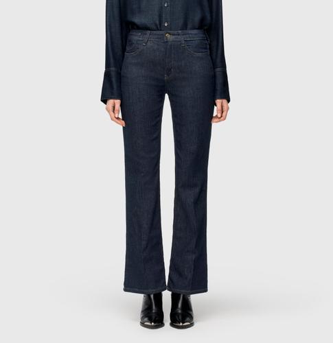 MAC JEANS - LAURA, Authentic Stretch Denim 40/28 Flared Fit - Blau