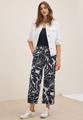 Gemusterte Wide Leg Hose L/7/8 Hosen - Urban Dark Blue