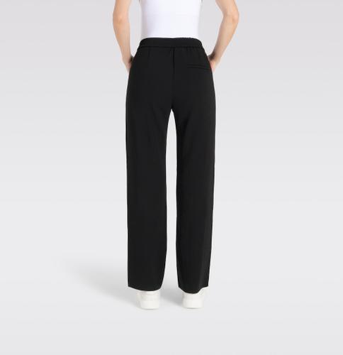 MAC JEANS - CHIARA, Floating crepe Schwarz 34/32