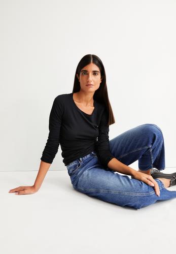 EINIAARA SOFT L Slim Fit - Black