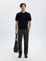 SLH175-SLIM MILES BRUSHED PANT W NOOS 30/32 Slim Fit - Dark Grey