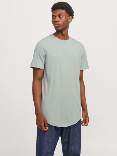 JJENOA TEE SS CREW NECK NOOS L Lang geschnitten - Iceberg Green