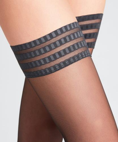 FALKE Pure Matt 20 DEN Damen Schwarz 10.5-11