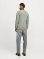 JJEHILL KNIT CREW NECK NOOS XL Structure Fit - Iceberg Green