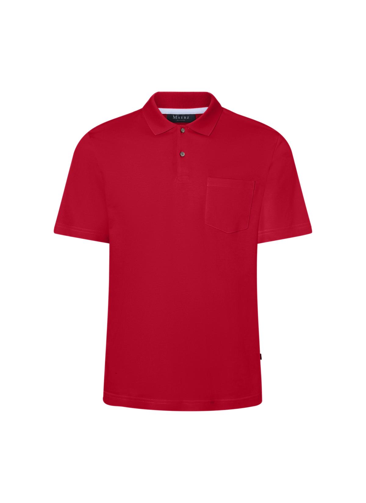 Poloshirt, Knopf 1/2 Arm Regular Fit - Flash Red