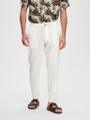 SLH172-SLIMTAPE BRODY LINEN PANT NOOS Weiß XXL