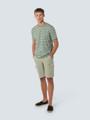 Short Cargo Garment Dyed + Stone Washed Stretch Grau 36