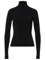 Zarter Rollkragenpullover 44 - Black