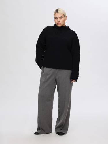 SLFSELMA LS KNIT PULLOVER NOOS XS Normal geschnitten - Black