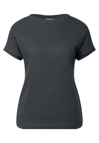 Struktur-T-Shirt L - Volcanic Grey