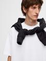 SLHLOOSEOSCAR SS O-NECK TEE NOOS Weiß L