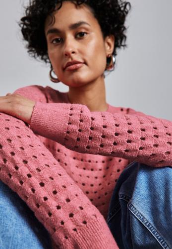 Strukturpullover 38 - Sugar Coral Mel.