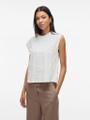 VINAYLA O-NECK S/L TOP Weiß L