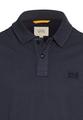 Kurzarm Poloshirt aus reiner Baumwolle Blau XL