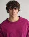 GANT Logo T-Shirt L - Beautyberry Purple