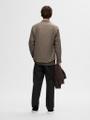 SLHSLIMOWEN-FLANNEL SHIRT LS NOOS Grau XXL