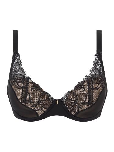 Orangerie Dream Tief ausgeschnittener T-Shirt-BH 75 B - Schwarz