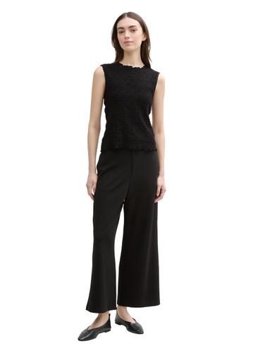 Crinkle Top XL Slim Fit - Deep Black