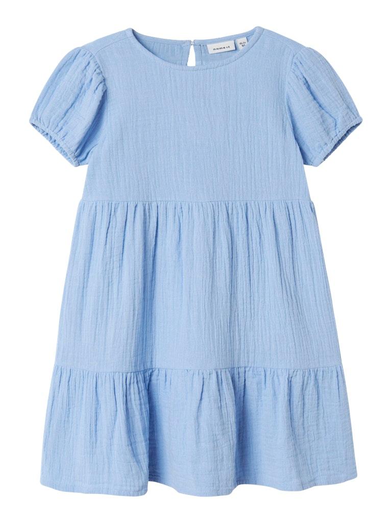 NMFJASMIN SS DRESS NOOS Blau 92