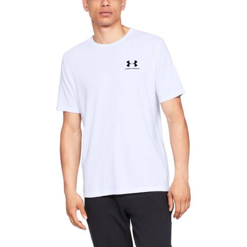UNDER ARMOUR Herren Kurzarm SPORTSTYLE LC SS XXL in Weiß