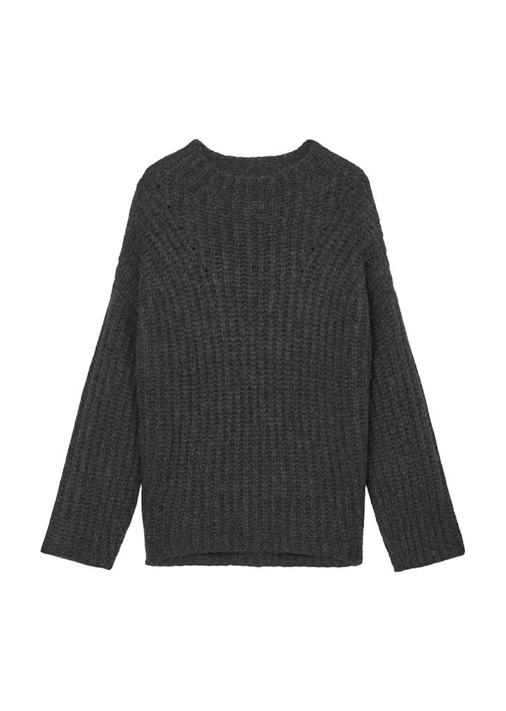 Strickpullover oversize L - Deep Grey Melange