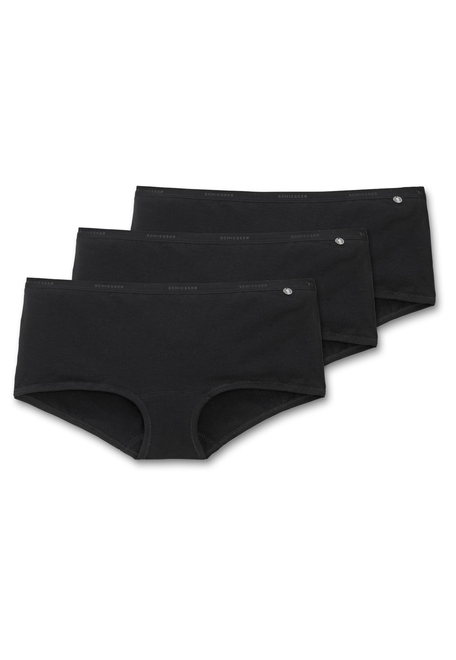 3PACK Shorts 8 - Schwarz