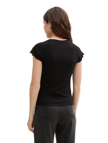 Slim Fit Raglan T-Shirt XXL Slim Fit - Deep Black