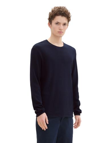 Strickpullover aus Baumwolle L Regular Fit - Sky Captain Blue