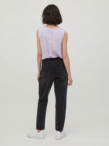 VIROMA V-NECK S/L TOP - NOOS 36 Normal geschnitten - Pastel Lilac