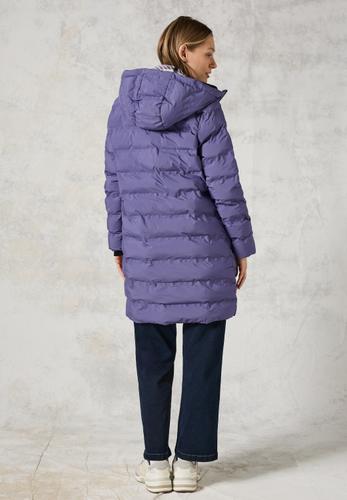 Mantel mit Schweißnähten XXL - Stormy Violet